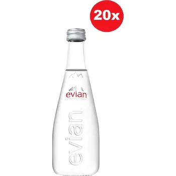 Voda Evian neperlivá voda 20x330ml nevratná láhev 6.6l