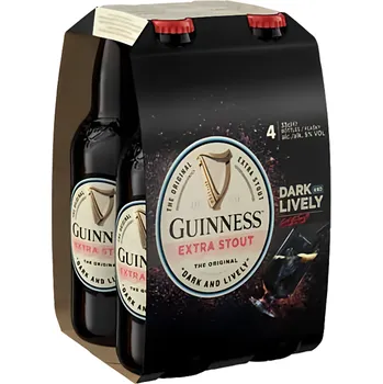 Pivo Guinness Pivo Extra Stout 4x330ml 1.32l