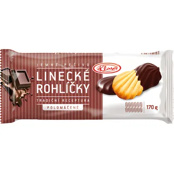 Pečivo Klasa Linecké rohlíčky polomáčené 170g