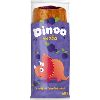 Trvanlivě pečivo Dinoo sváča s náplní borůvkovou 60g