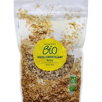 Monoprix BIO Křupavé müsli 375g