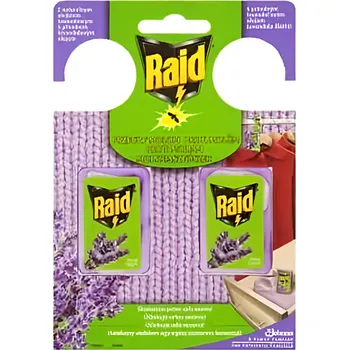 Přípravek proti hmyzu Raid Gel proti molům s vůní levandule 2ks