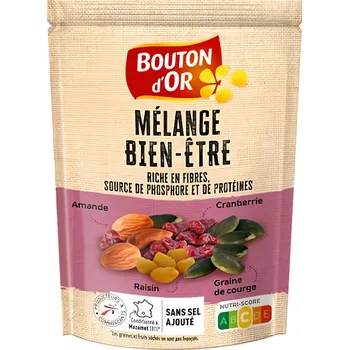 Bouton d´Or Směs ovoce ořech brusinky 110g