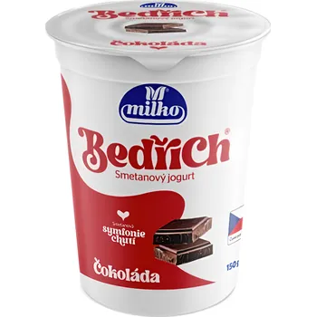 Potravina Milko Bedřich smetanový jogurt čokoláda 10% 150g