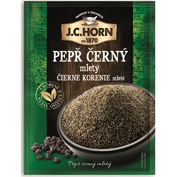 Koření J.C. Horn Pepř černý mletý 15g