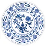 Cibulák Talíř klubový 30cm Český porcelán Dubí