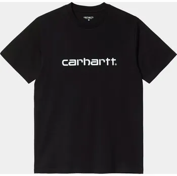 Pánské tričko Carhartt WIP Script (black/white) M, černá