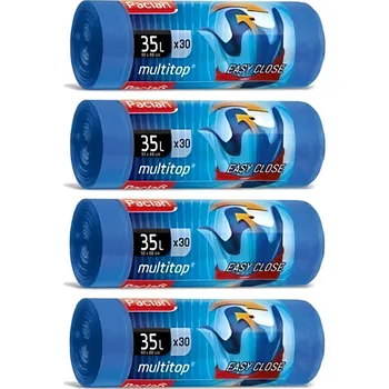Pytle na odpadky Paclan Pytle na odpadky Multi-Top zavazovací 35L 4x30ks 4ks
