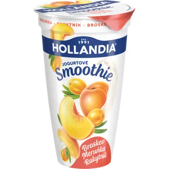 Mléko Hollandia Jogurtové smoothie broskev, meruňka, rakytník 230g