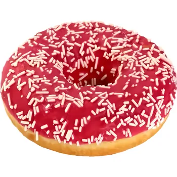 Pečivo Donut s jahodovou příchutí 56g