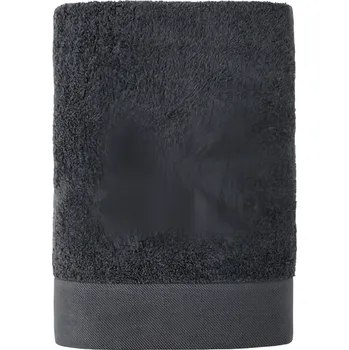 Monoprix Černá osuška z bio bavlny 70x140 cm