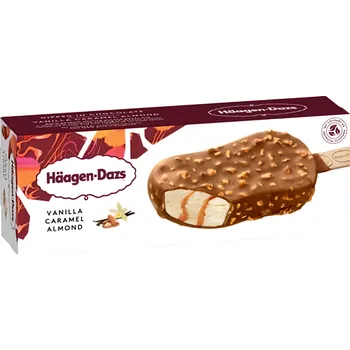 Zmrzlina Häagen-Dazs Vanilla Caramel Almond Stick 80ml