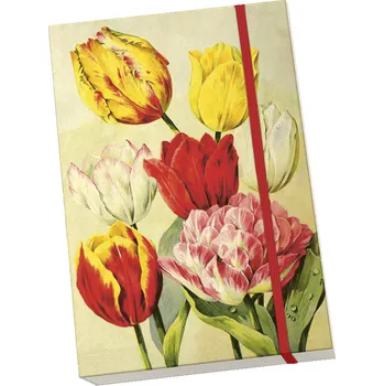 Blok Notýsek Yellow Spring Flowers Tulips