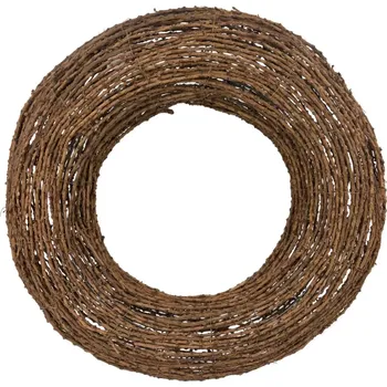 Věnec Proutěný velký věnec TEMBA 80 cm (ø19cm)