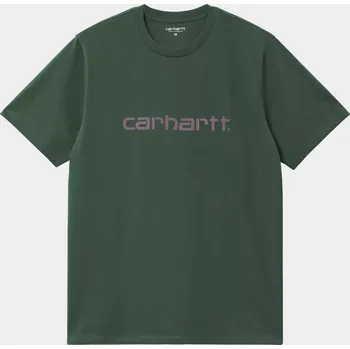 Carhartt WIP Script (sycamore tree/phlox) L, zelená