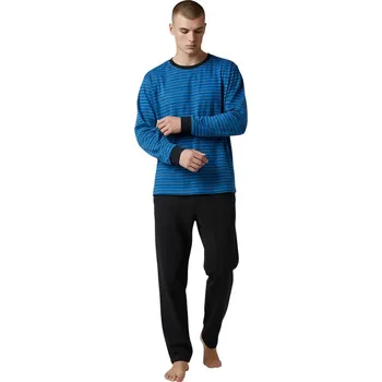 Pánské pyžamo Pánské froté pyžamo WILY Barva: Modrá, Velikost: M