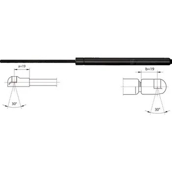 Pneumatická pružina, kapota motoru METZGER 2110426