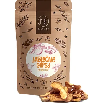Natu Jablečné chipsy skořicové 45g