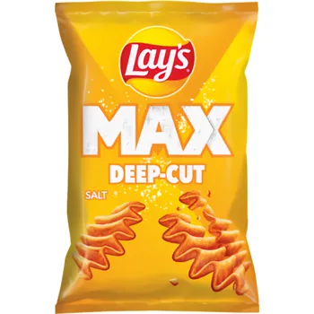 Chips Lay's Max Deep-Cut solené 120g