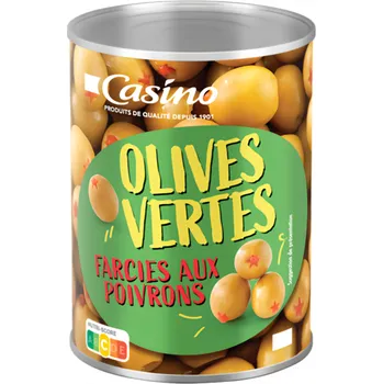 oliva Casino Zelené olivy s paprikou 280g