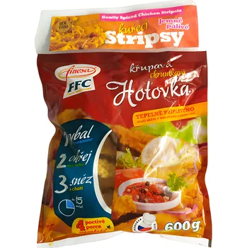 Hotové jídlo Kuřecí stripsy jemně pálivé 600g