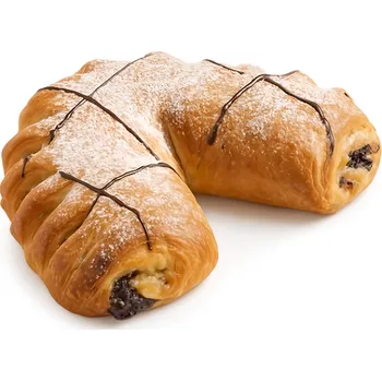 Pečivo Rohlíček s vanilkovou náplní a švýcarskou čokoládou 110g