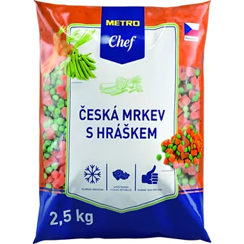 Metro Chef Česká mrkev s hráškem 2.5kg