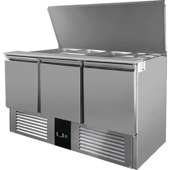 vasegastro Saladeta (GN) - se 3 dvířky 1,37 x 0,7