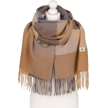 Šála CEDAR Velká dámská Peterson šála balená v dárkové krabičce SP100 Khaki