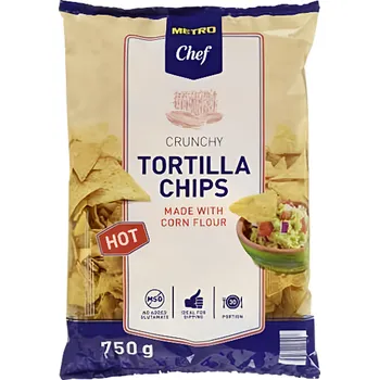 Chips Metro Chef Tortilla Chips Hot 750g