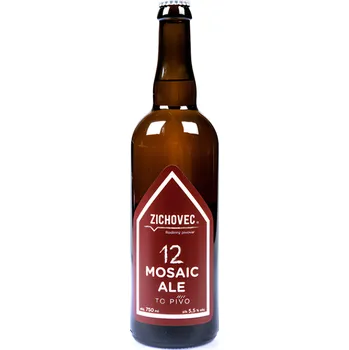 Pivo Pivovar Zichovec Mosaic Ale 12° pivo 750ml