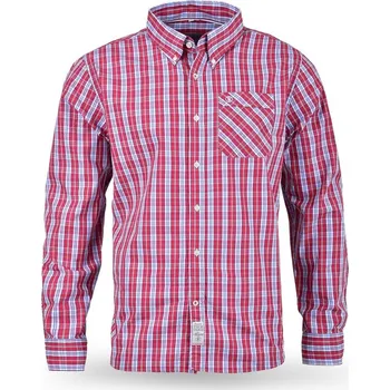 Pánská košile Thor Steinar Košile Nystrom rot Barva: Červená, Velikost: XXL