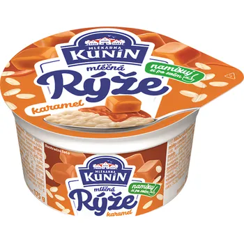 Potravina Mlékárna Kunín Mléčná rýže karamel 175g