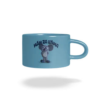 Bastard Mám za ušima hrnek makronka Blue Macaron