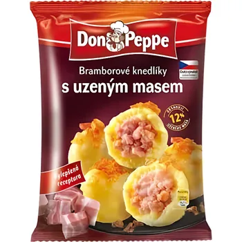 Hotové jídlo Don Peppe Bramborové knedlíky s uzeným masem 320 g