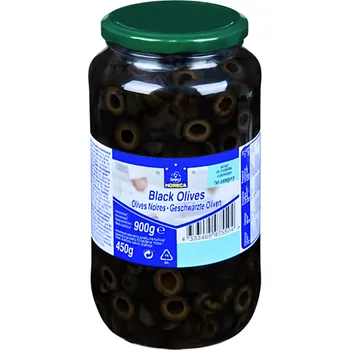 oliva ARO Olivy černé krájené 900g