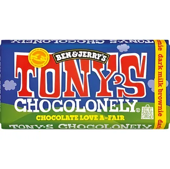 Čokoláda Tony's Mléčná čokoláda Ben&Jerry's s brownies 180g