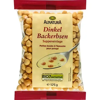 ALNATURA BIO Smažený hrášek špaldový do polévek 125g