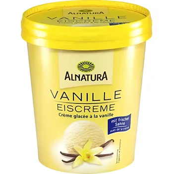 Zmrzlina ALNATURA BIO Zmrzlina vanilková s čerstvou smetanou 500ml