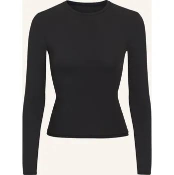 Dámské tričko Skims Dámské Pohodlné Domácí Tričko Fits Everybody, onyx, 42