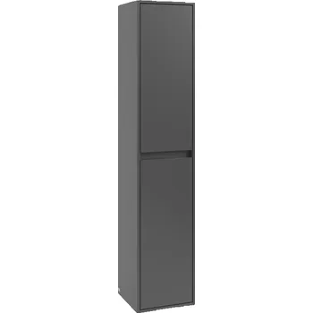 Koupelnový nábytek Villeroy & Boch Skyla - Vysoká skříňka 1700x350 mm, panty vpravo, Graphite C80101VR