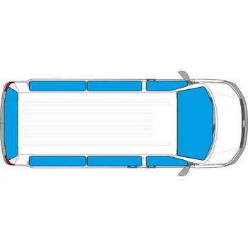 Tepelná izolace Kompletní vnitřní sada termoclon Carbest pro Renault Trafic II/III varianta 9dílná sada verze Renault Trafic (2015–....)
