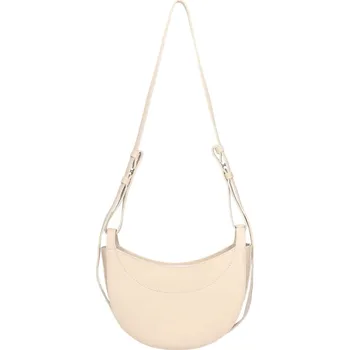 Kabelka Dámská kožená crossbody kabelka Italia Apolen - béžová