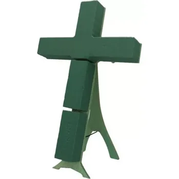 Smuteční dekorace Smuteční kříž na stojánku 40x24x5cm