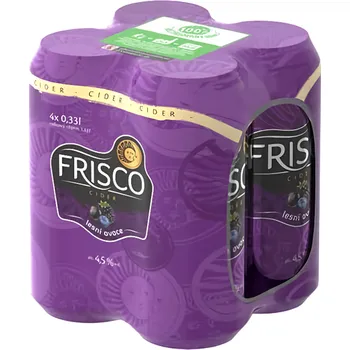 Cider Frisco Cider Lesní ovoce 4x330ml plech 1.32l