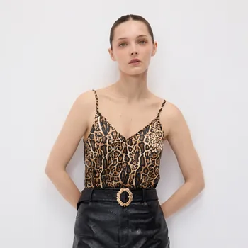 Dámské oblečení Reserved - Body se zvířecím vzorem - vícebarevná - ZY001-MLC - ZY001-MLC-L