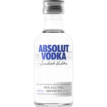 Vodka Absolut 40 %, 12x 50 ml 600ml
