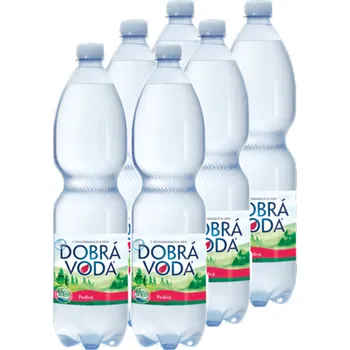 Voda Dobrá voda perlivá 6x1,5L PET 9l