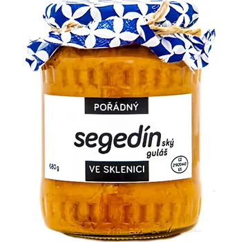 Hotové jídlo Pořádně ve sklenici Segedínský guláš 680g