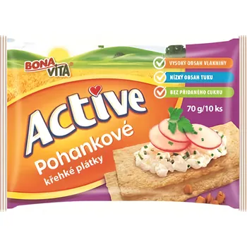 Bonavita Active Křehké plátky pohankové 70g
